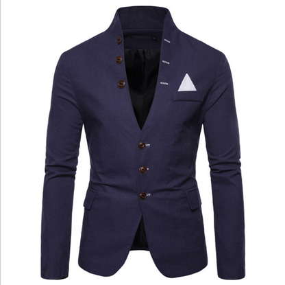 Men Blazer High Quality England Fashion Slim Fit Men Suit Blazers