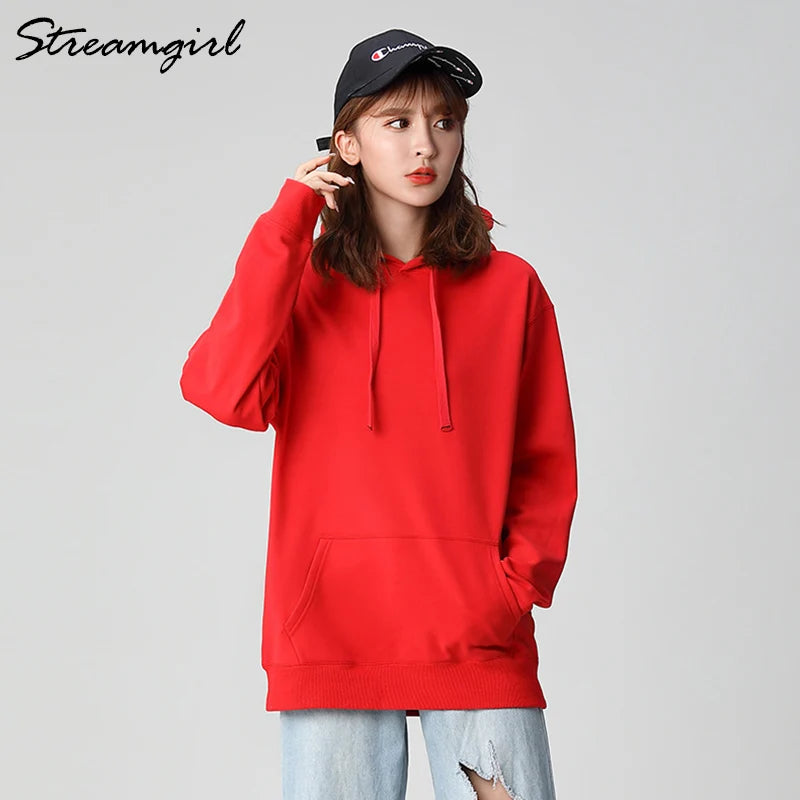 Women's Sweatshirt Cotton Oversized Hoodies and Sweatshirts