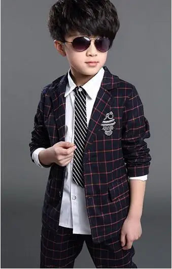 Elegant New Boys Formal Suits for Weddings Brand England Style 6-14t Man Child