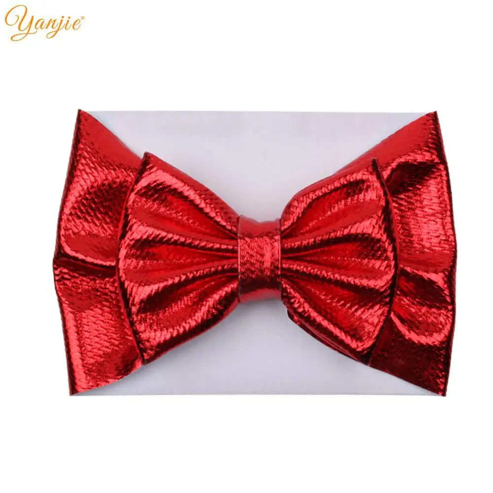 YANJIE 2023 New Turban Fashion 5'' Hair Bows Headband