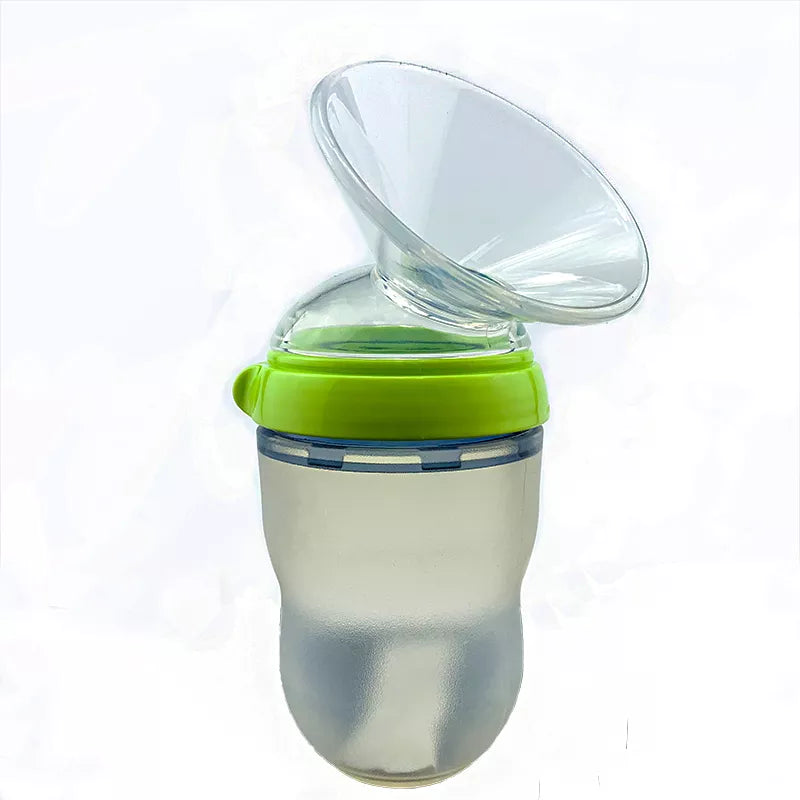 Manual Breast Pump for Wide-Bore Bottle Integrated Cover Maternity Products