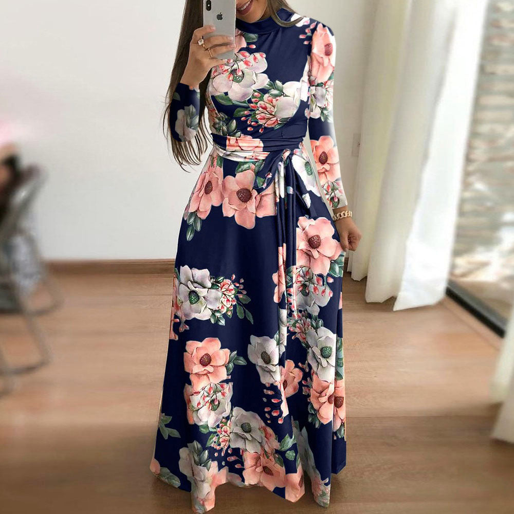 Oversize Casual Women Summer Dress Print Robe Femme Vestidos