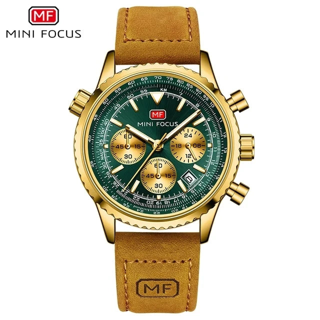 MINI FOCUS 0463G Fashion Sports Watch for Men Luxury Multifunction Quartz