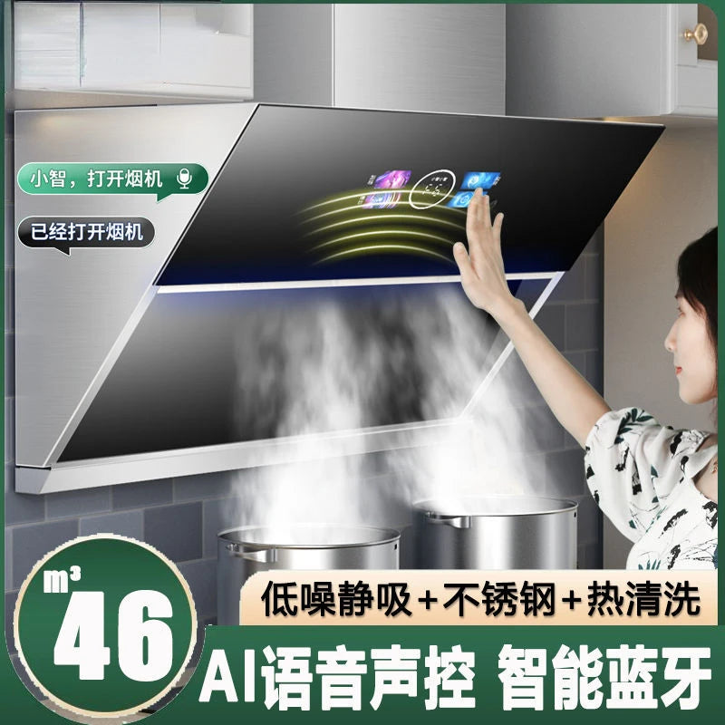 Household Kitchen Cleaning Hoods Extractors Smoke Downdraft Cooker