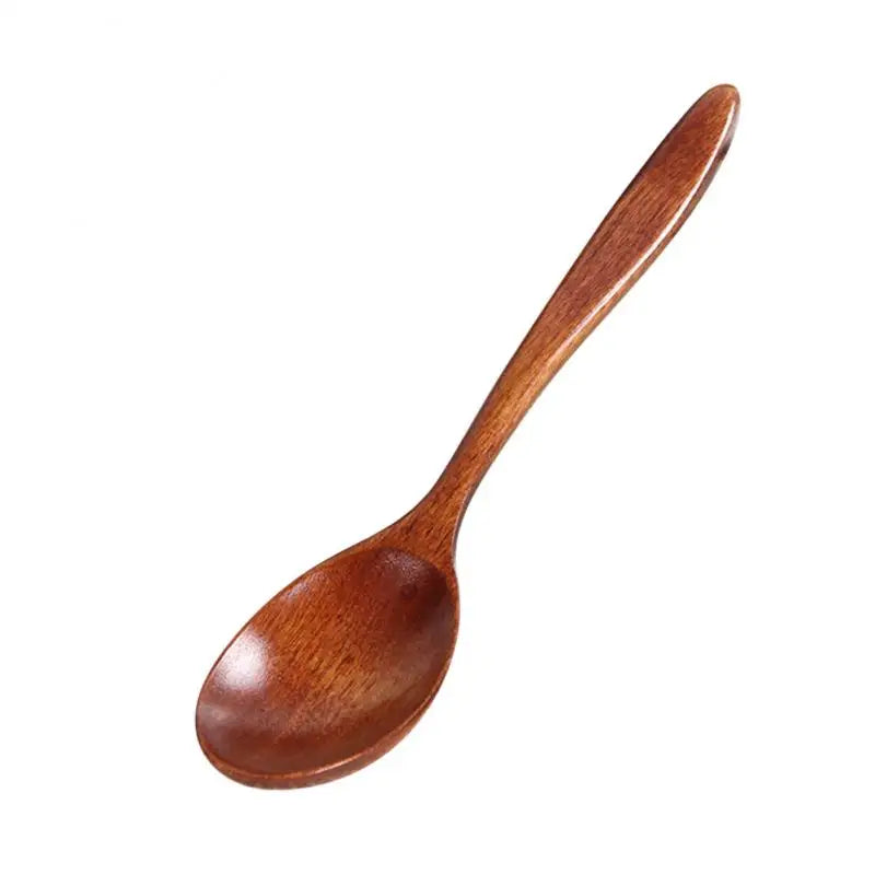 Wooden Spoon Home Flatware Porridge Bowl Chinese Bamboom Dinner Spoon