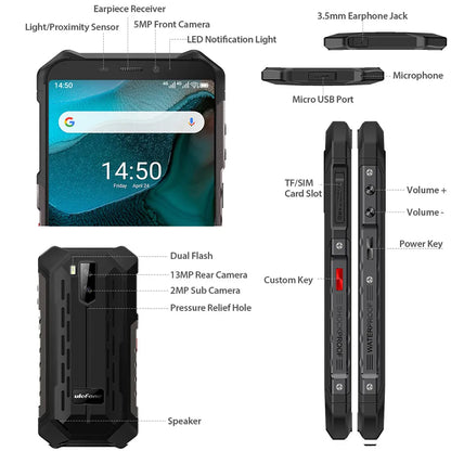 Ulefone Armor X5  Android 10 Rugged Waterproof  Smartphone IP68