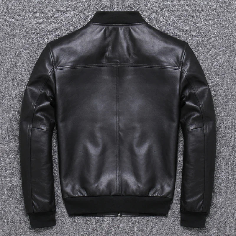 Tcyeek Real Leather Jacket Men Clothes 2020 Streetwear Fashion Mens