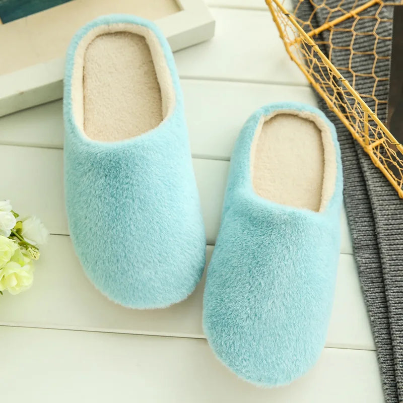 Slippers Women Indoor House Plush Soft Cute Cotton Slippers Shoes