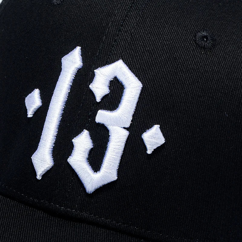 High Quality Number 13 Embroidery Baseball Cap Men Women