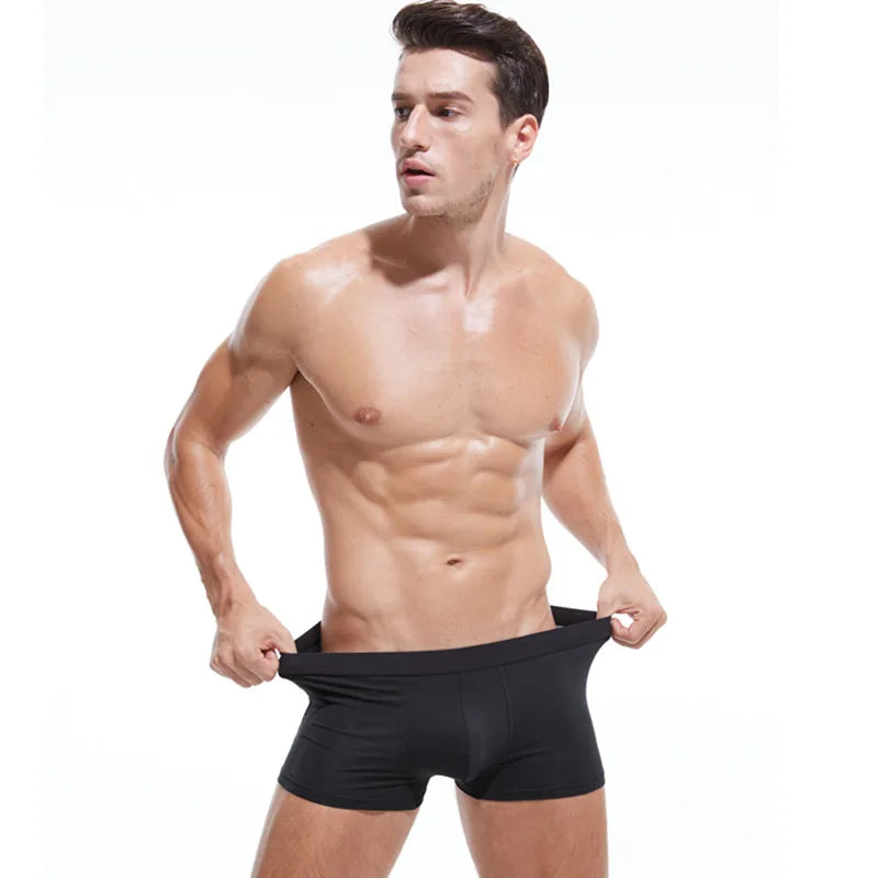 4pcs/Pack Men's Cotton Panties Boxers Underwear Calzoncillos Hombre Underpants