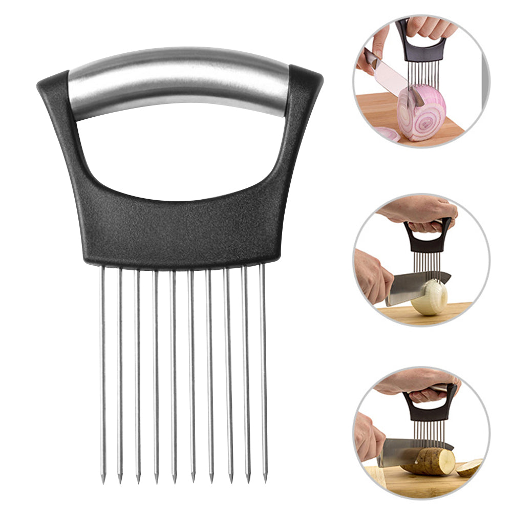 Drop Shipping Food Slicing Holder Kitchen Utensil Gadgets 304 Stainless Steel