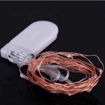 New Year Garland Waterproof Copper Wire LED String Lamp Fairy Lights 2m/5m