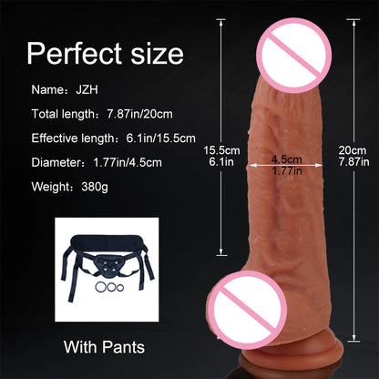 Soft Sexy Huge Dildo Skin Feeling Realistic Penis Sex for Women