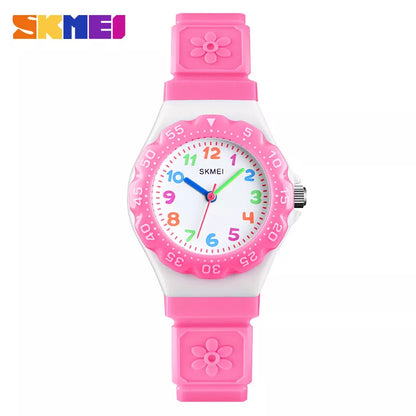 SKMEI NEW Kids Watches Outdoor Sports Wristwtatch Boys Girls Waterproof PU