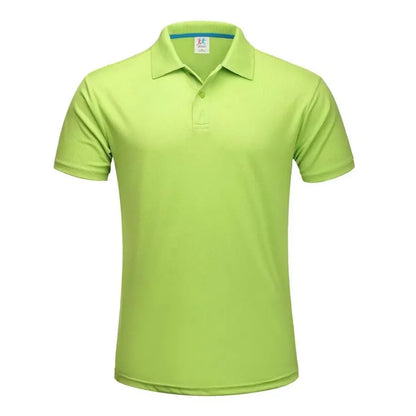 Running Dry Fit Polo Shirts Men Polyester Golf T Shirts Mens Sport T-Shirt