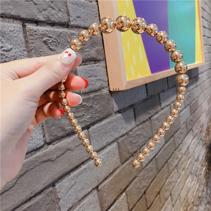 Ins Fashion Girls Elegant Pearl Headband Hair Accessories New Fashion