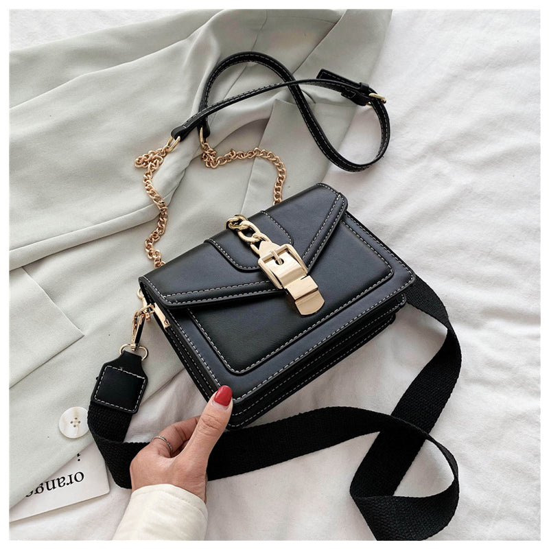 Luxury Designer Contrast Color  Ladies Shoulder Bag Women Small Square Handbags