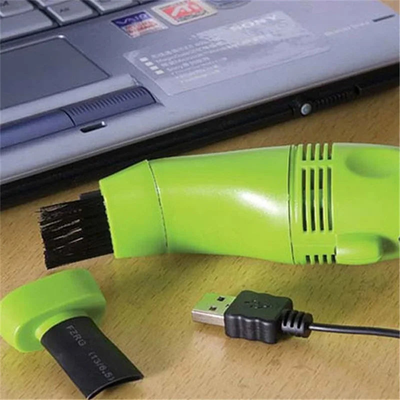 Small Portable USB Vacuum Cleaner Brush Dust Collector Computer Keyboard Phone