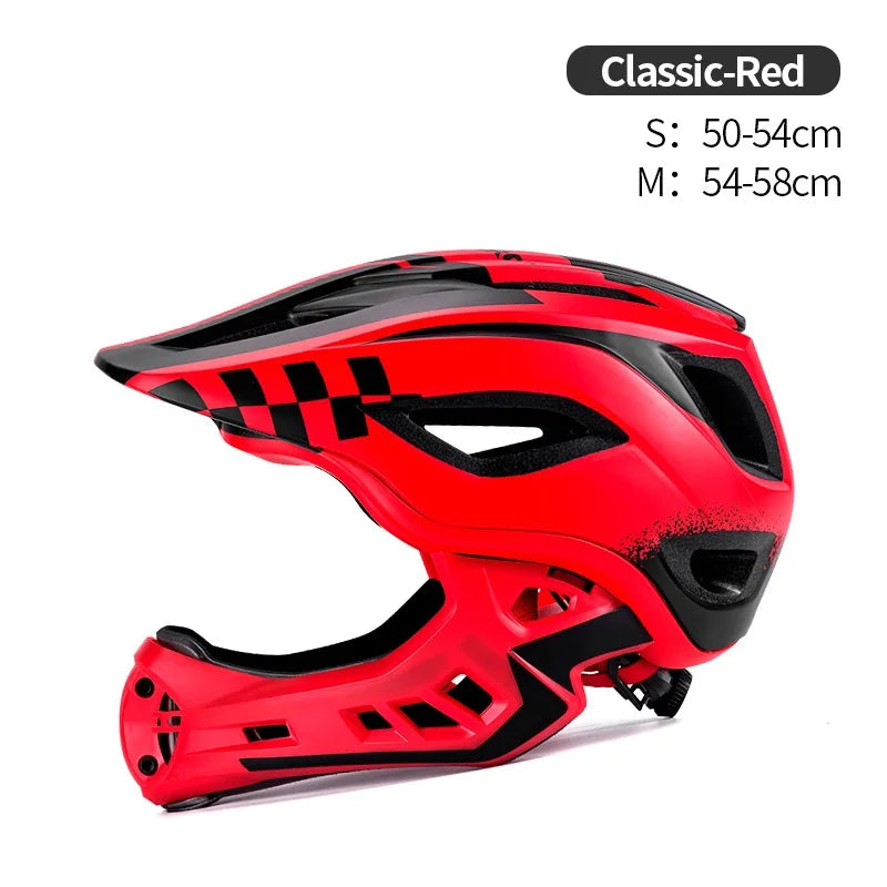 Full Face Bike Helmets Children Bicycle Cycling Helmets EPS Sport Safety Hats