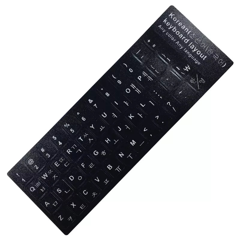 Korean Keyboard Stickers Laptop Desktop Keyboard Letters