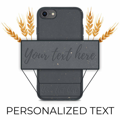 Biodegradable Personalized Phone Case - Black