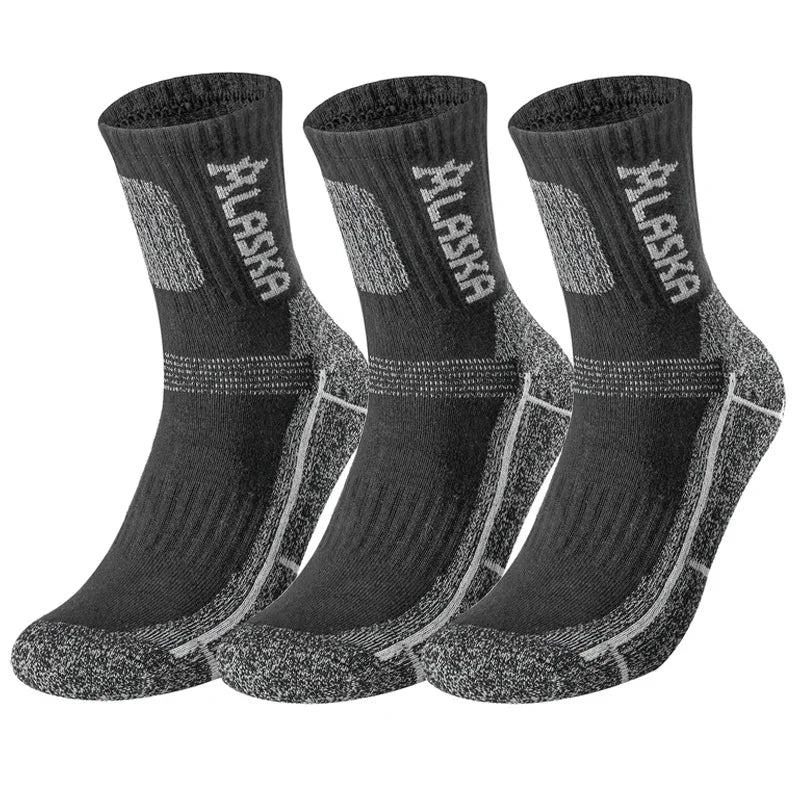 3 Pairs/Set Winter Professional Men's Sports Sock Outdoor Keep Warm Cycling