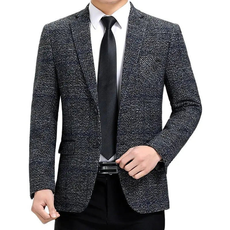 Batmo 2023 New Arrival High Quality Smart Plaid Casual Blazer Men,men's Casual