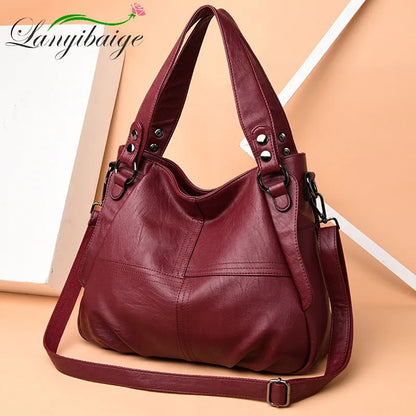 LANYIBAIGE Luxury Designer Handbags High Quality Soft Leather Bags Ladies