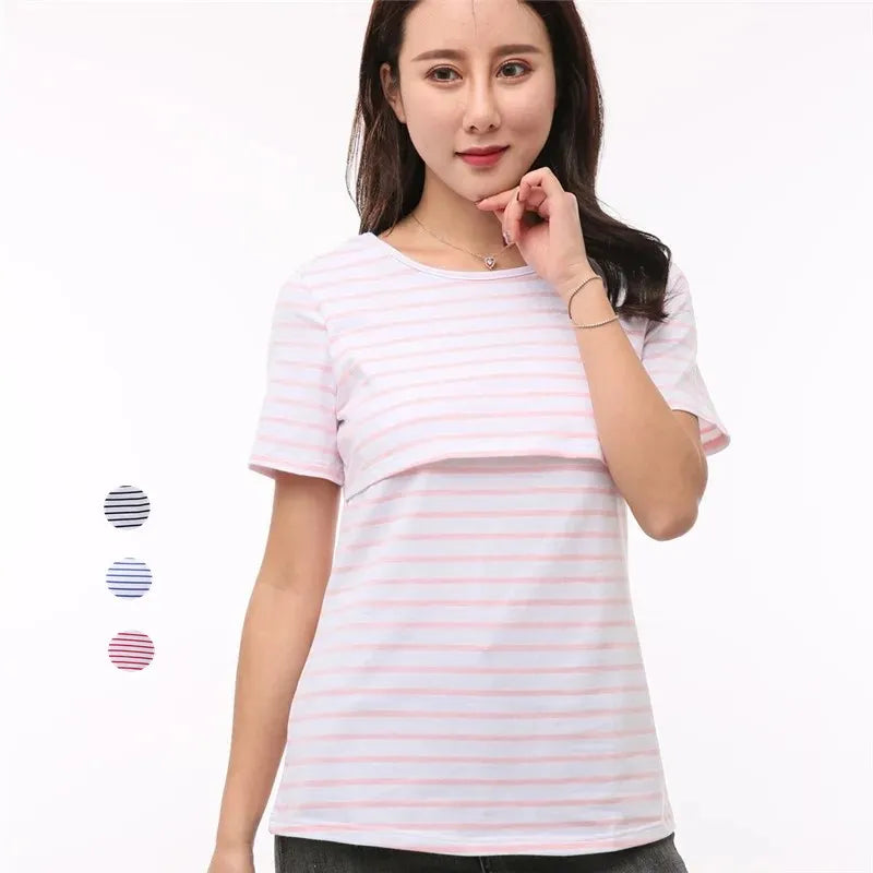 Pregnancy Clothes Maternity Clothing T Shirt Pregnant Women Breastfeeding