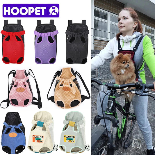 HOOPET Carrier for Dogs Pet Dog Carrier Backpack Mesh Outdoor Travel Products