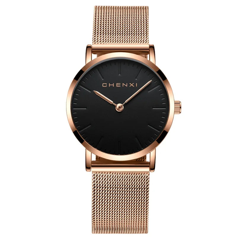 CHENXI Brand Fashion Lovers Wristwatches Women Dress Watches Women Quartz-Watch