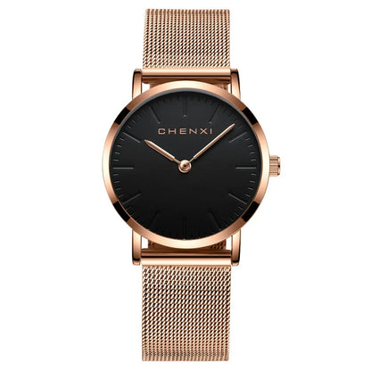 CHENXI Brand Fashion Lovers Wristwatches Women Dress Watches Women Quartz-Watch