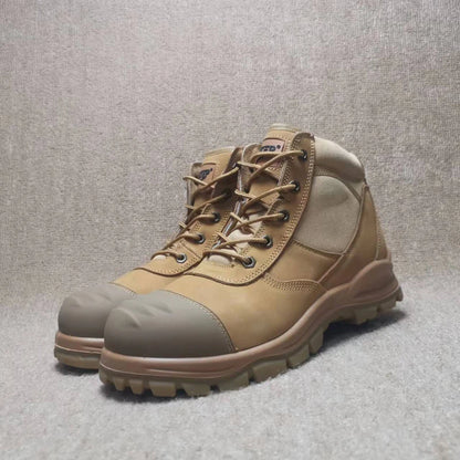 Steel Toe Man Safety Boot Big Size Men Ridding Boots