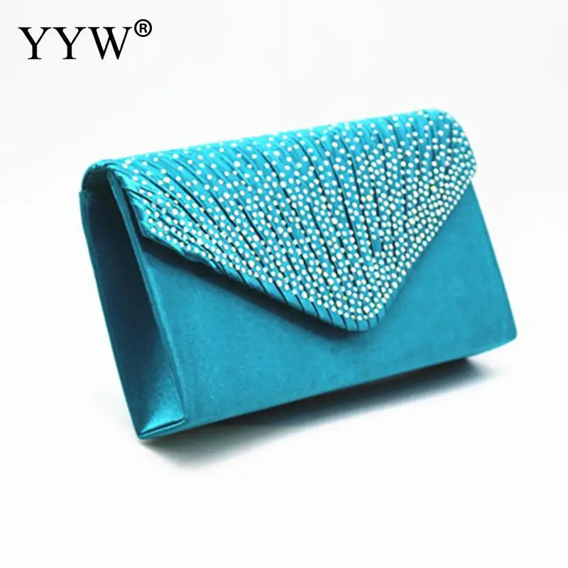 Purple Women Wedding Clutch Handbag Luxury PU Leather Bags Designed Clutch Purse