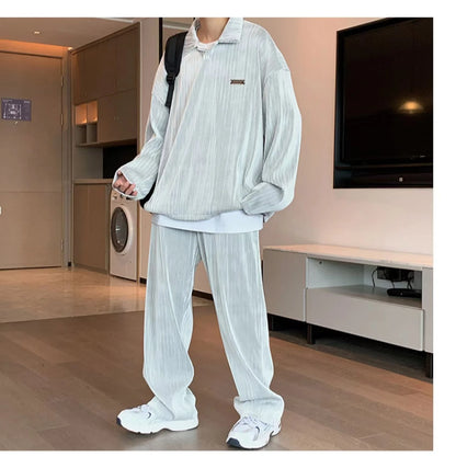 Men's Sportswear Sets Spring Autumn Casual Tracksuits Men Track Suit Set