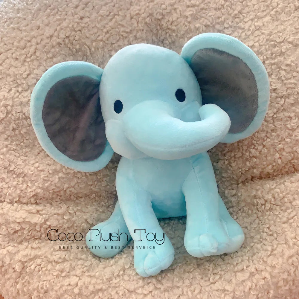 Elephant Plush Toys Kawaii Toy Stuffed Animal Doll for Boys White Elephant Toys