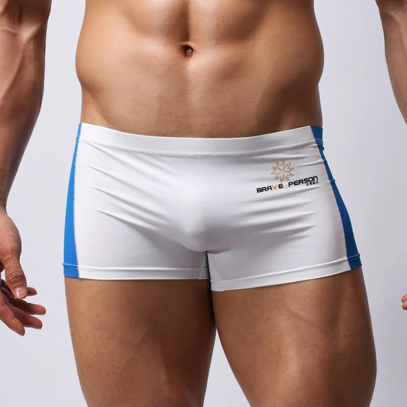 BRAVE PERSON Mens Boxer Shorts Splice Design Super Soft High Quality Underwear