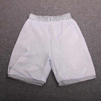 Boy Summer Casual Reflective Hip Hop Shorts Nightclub Short Pants Sportwear