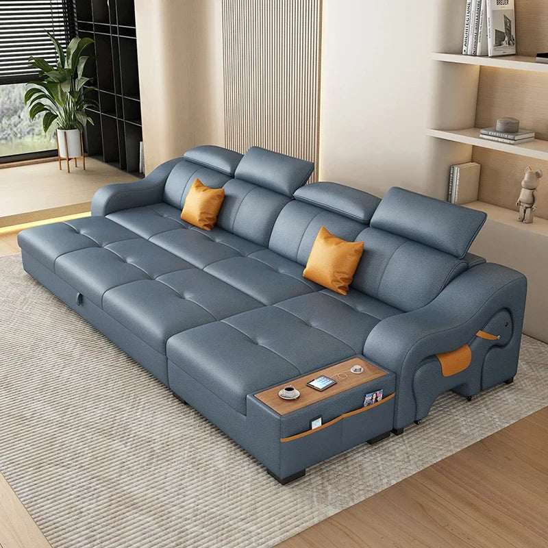 Large New Arrival Sofa Nordic Foldable Storage Floor Folding Living Room Sofa