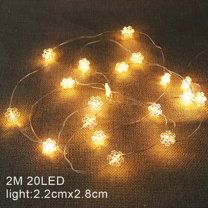 LED Christmas Snowman Lights Strings Christmas Tree Holiday Party Decoration