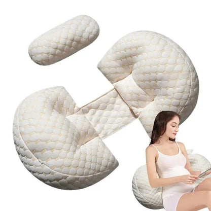 Body Pillow for Pregnant Women U-Shaped Pregnant Pillow Lumbar Cushion Belly