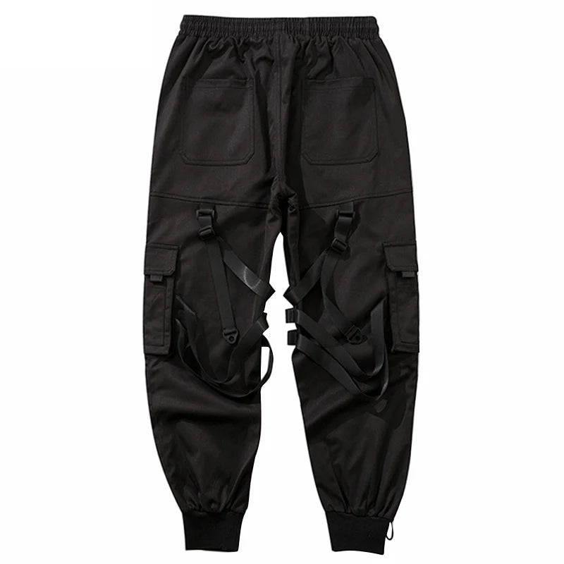 Aelfric Eden Swag Ribbon Harajuku Mens Hip Hip Pants Jogger Streetwear Cargo