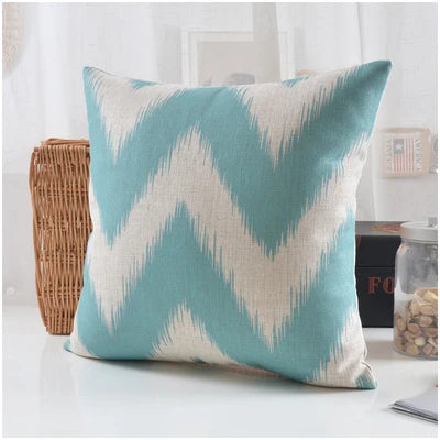 Geometric Pillow  Nordic Fresh Abstraction Cushion  Linen Cushions Waist