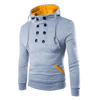 Autumn New Men's Hoodies Sweatshirts Zipper Hoodie Men Sweatshirt Solid