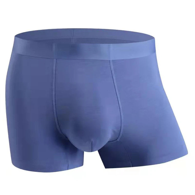 Very Thin Men's Underwear Nylon Ice Silk Boxers Double Bagged