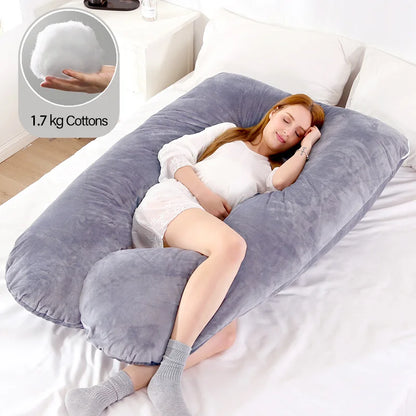 U Shape Pillow for Pregnant Women Cotton Pregnant Pillow