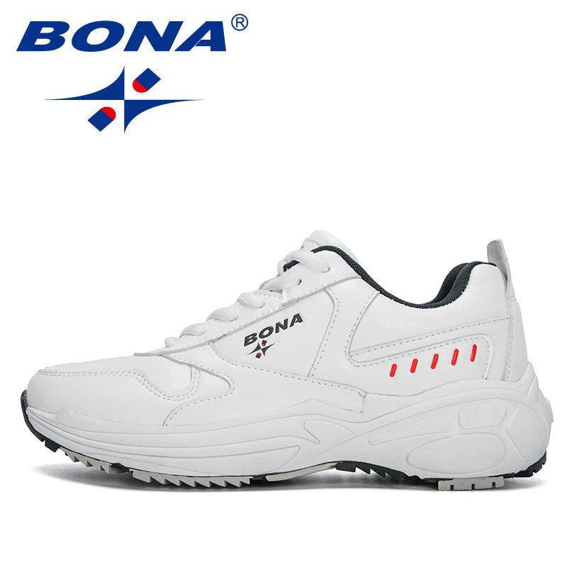 BONA 2021 New Designers Classics Sneakers Running Shoes Women Outdoor Sports