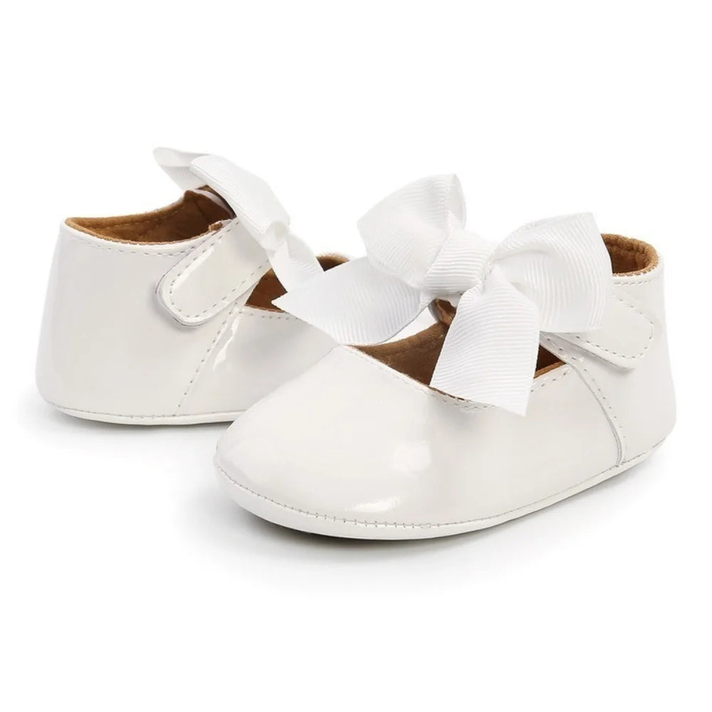 Newborn Baby Shoes Baby Boy Girl Shoes Girl Classic Bowknot Rubber