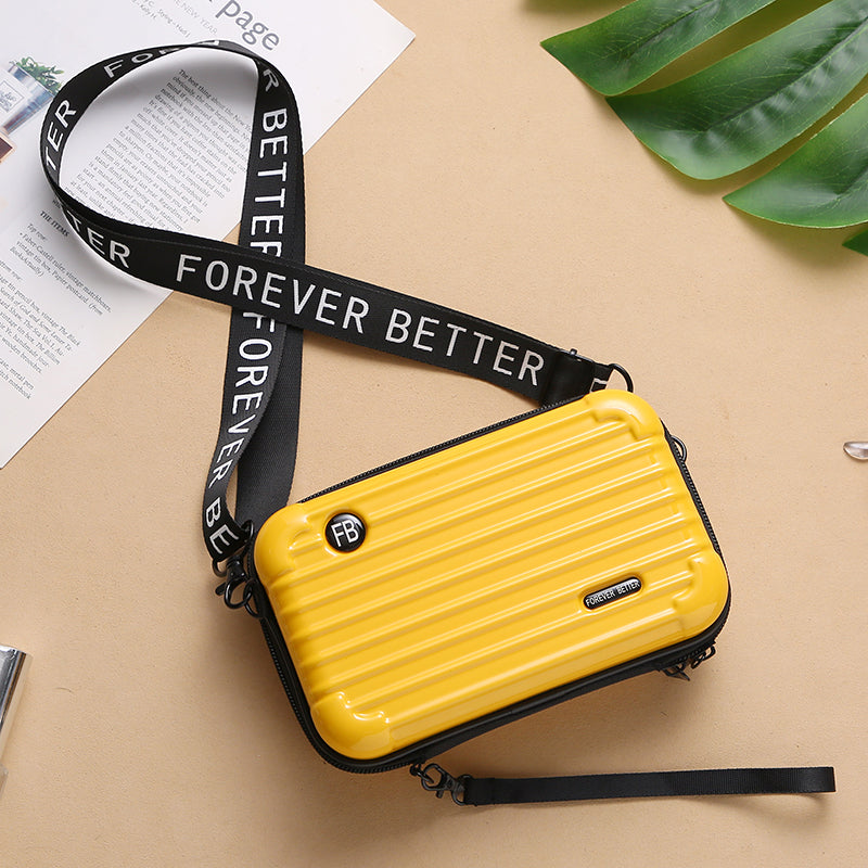 Newest Portable Mini Travel Crossbody Bag PVC Waterproof Cosmetic Bag Wide