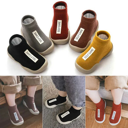 Baby Sock Shoes Anti Slip Toddler First Walking Shoe Child Infant Floor Booties